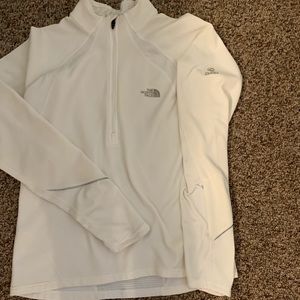 White North Face pullover